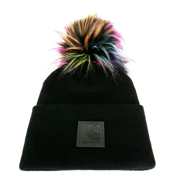 Carhartt Beanie Handmade in USA Pom - Picture 2 of 6